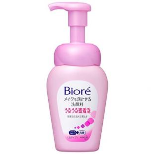 ビオレメイクも落とせる洗顔料うるうる密着泡