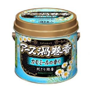 アース渦巻香 カモミールの香り 30巻缶入
