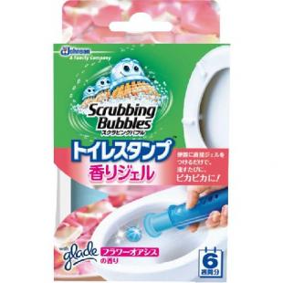 ジョンソン スクラビングバブル トイレスタンプ 香りジェル フラワーオアシスの香り