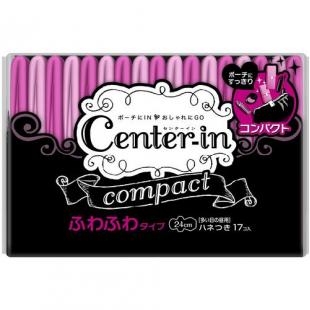 センターイン コンパクト ふわふわタイプ 多い日の昼用 17枚