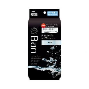 Ban 爽感さっぱりシャワーシート 無香料 36枚
