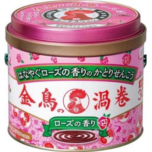 金鳥の渦巻 ローズの香り 30巻(缶)