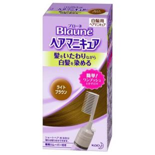 ブローネヘアマニキュア ライトブラウン クシ付