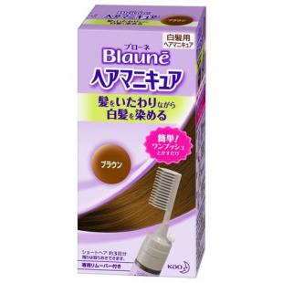 ブローネヘアマニキュア ブラウン クシ付