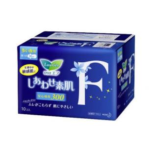 ロリエ エフ しあわせ素肌 多い夜用羽つき30cm 10コ入  10ケース
