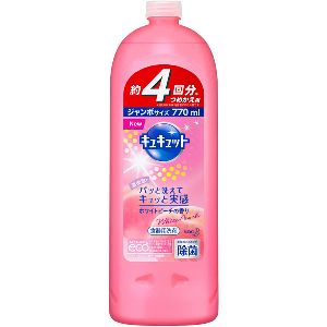キュキュットホワイトピーチつめかえ用770ml   770ml