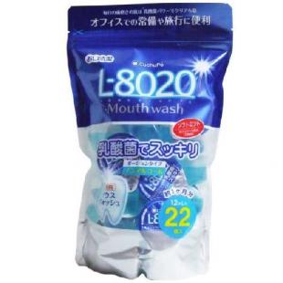 クチュッペ L-8020 乳酸菌マウスウォッシュ ソフトミント ポーションタイプ 12ml×22個
