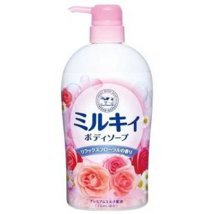 ミルキィボディソープ リラックスフローラルの香り ポンプ付 580ml
