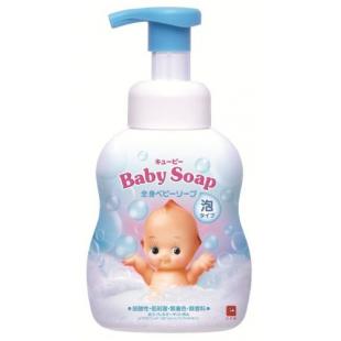牛乳石鹸キューピー全身ベビーソープ.泡タイプ.ポンプ付400ml