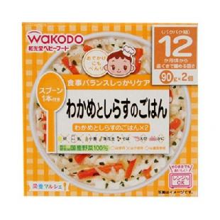 わかめとしらすのごはん