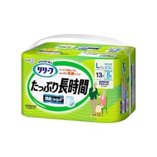 リリーフ はつらつパンツ  長時間安心 L~LL 13枚【ADL区分:立てる?座れる方