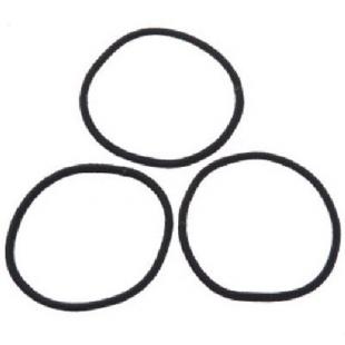 無印良品ヘアゴムリング-細-黒3個入