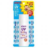 ピジョンUVベビーミルクウォータープルーフSPF5...