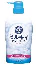 ミルキィ ボディソープ やさしいせっけんの香り 本体 580ml