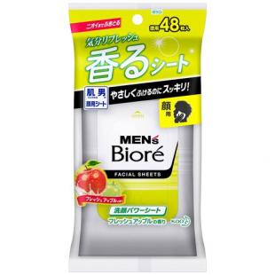 Mビオレ洗顔Pシートフレッシュアップルの香り卓上用48枚