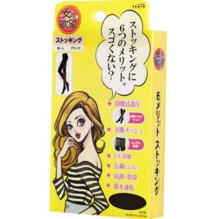 女の欲望6メリットストッキングブラックM-L