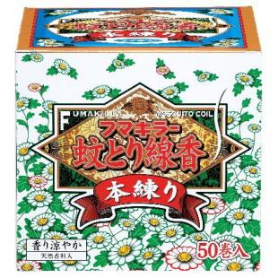 フマキラー蚊とり線香本練り50巻函入