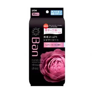 Ban 爽感さっぱりシャワーシート フェアリーフローラル 36枚
