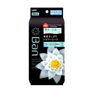 Ban 爽感さっぱりシャワーシート ウォーターリリー 36枚