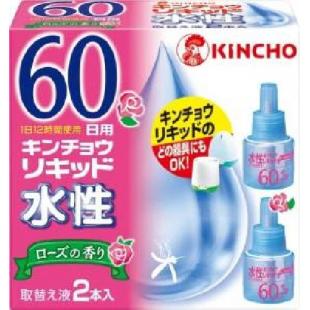 水性キンチョウリキッド60日 ローズの香り取替液2P