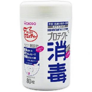 和光堂 プロテクト消毒ウエッティー 80枚入