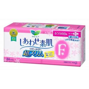 ロリエ エフ しあわせ素肌 超スリム ふつうの日用 羽つき20.5cm 24コ入