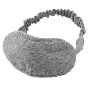 無印良品 綿天竺アイマスク 杢グレー?約9×20cm