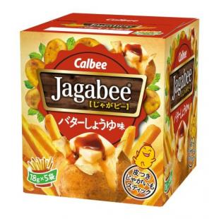 カルビーじゃがビーバターしょうゆ味90g