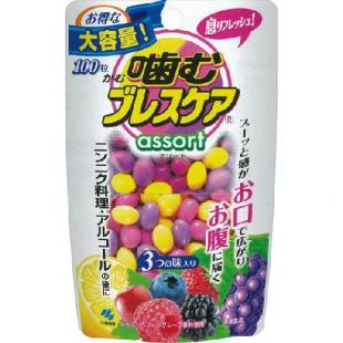 噛むブレスケアパウチアソート100粒
