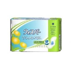 ウィスパー さらふわスリム ふつうの日用 羽なし 30コ