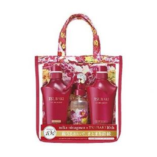 TSUBAKI ジャンボペアセット ダメージケアウォーター220ml付 エクストラモイスト 赤 500ml