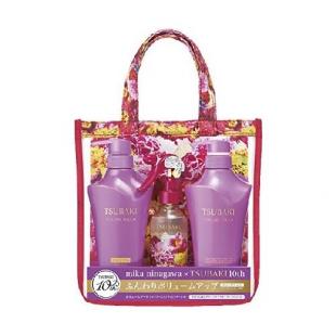 TSUBAKI ジャンボペアセット ダメージケアウォーター220ml付.ボリュームタッチ  紫 500ml