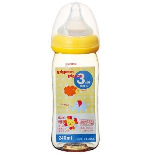 ピジョン 母乳実感 哺乳びん プラスチック製 240ml アニマル柄