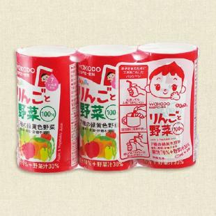 和光堂 元気っち!りんごと野菜 125mL×3P 7ヵ月頃から