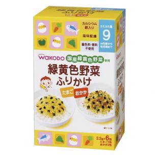 和光堂 緑黄色野菜ふりかけ たまご/おかか 2.2g×6 9ヵ月頃から