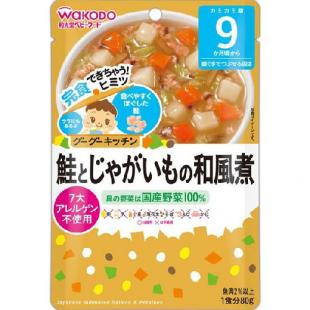 鮭とじゃがいもの和風煮