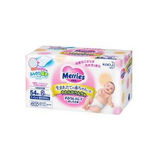 メリーズするりんキレイおしりふき詰替用2P   108枚