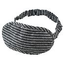 無印良品 綿天竺アイマスク 杢ネイビー×杢グレー?約9×20cm