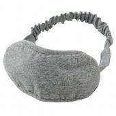 無印良品 綿天竺アイマスク 杢グレー?約9×20c...