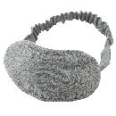 無印良品 綿天竺アイマスク 杢グレー?約9×20cm