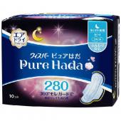 ウィスパー ピュア肌 多い日昼用?夜用 羽つき 10コ