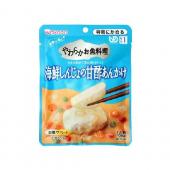 海鮮しんじょの甘酢あんかけ