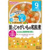 鮭とじゃがいもの和風煮